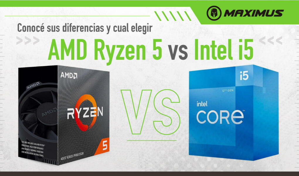Comparativa AMD Ryzen 5 vs Intel i5