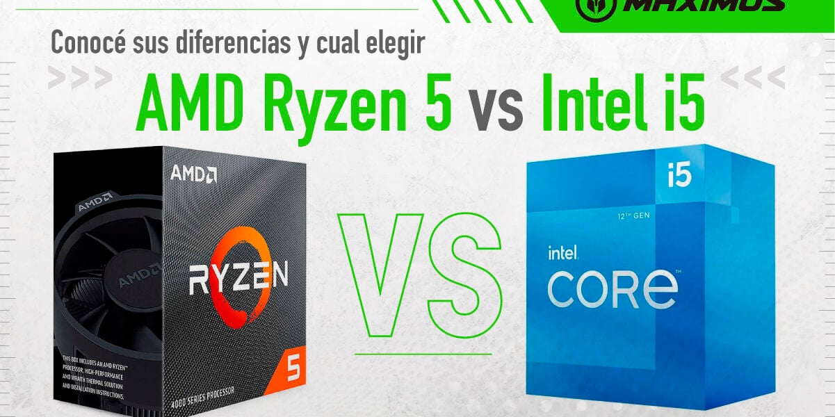 Comparativa AMD Ryzen 5 vs Intel i5