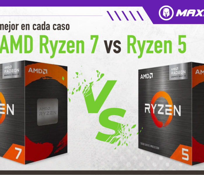 Cual elegir entre AMD Ryzen 7 vs AMD Ryzen 5