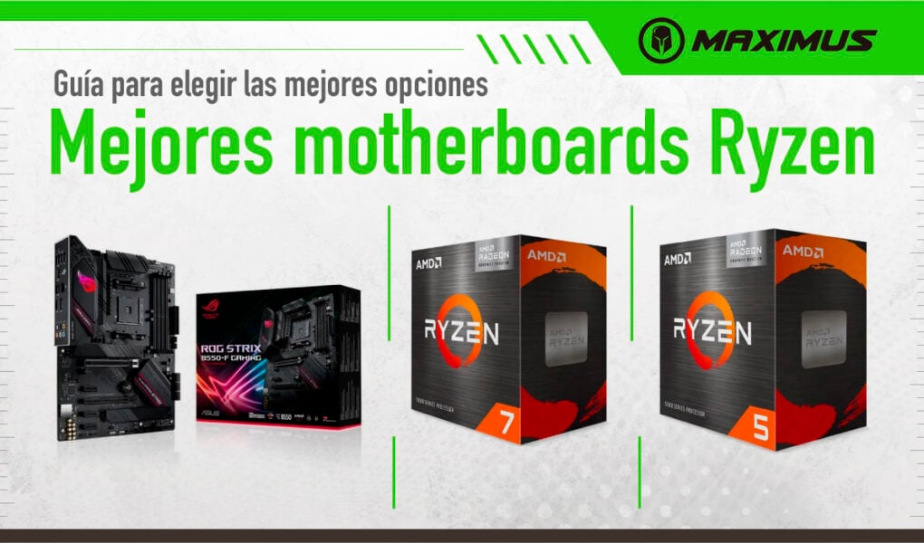 Mejores motherboards para Ryzen 5 y Ryzen 7