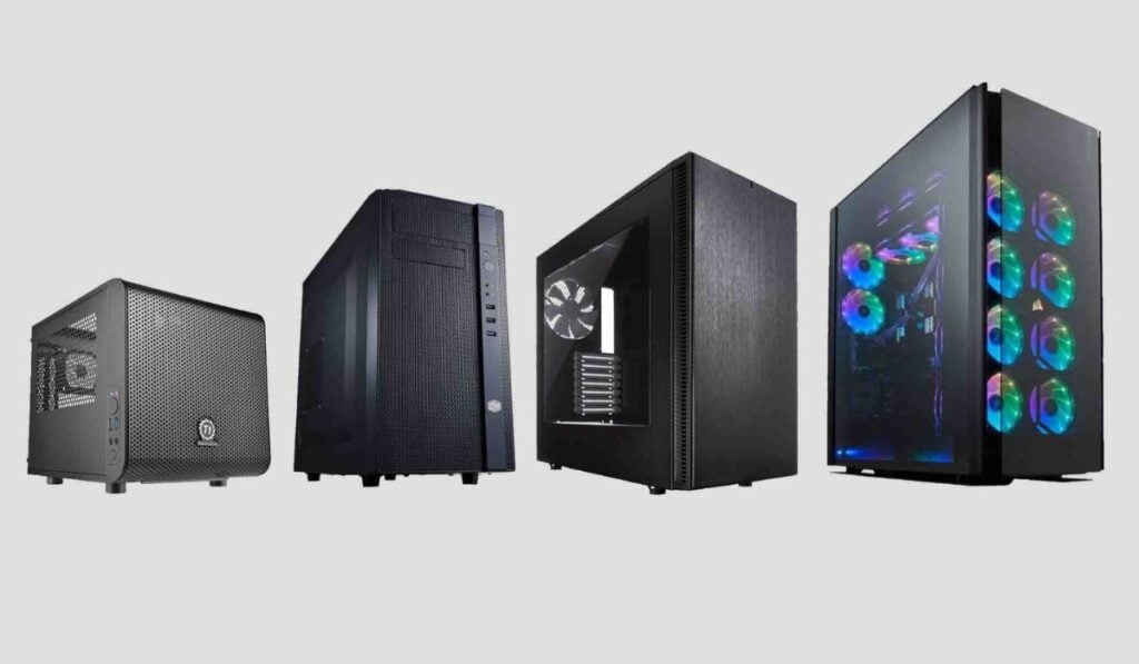 Los diferentes tipos de gabinetes gamer