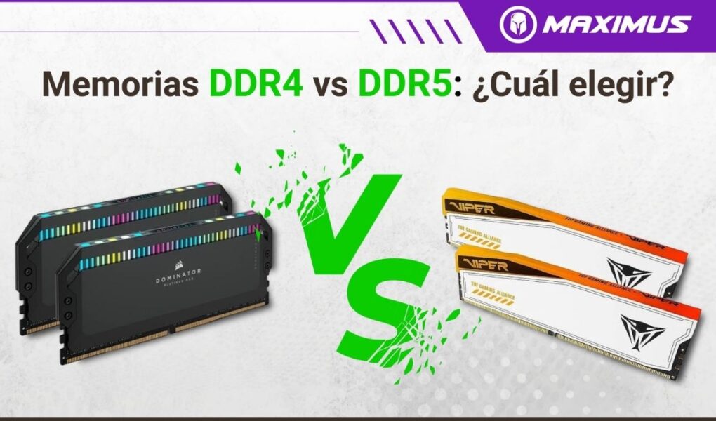 Memorias DDR4 vs DDR5 ¿Cuál elegir?