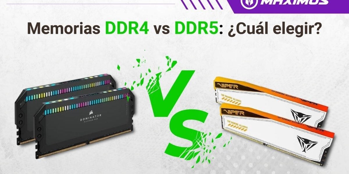 Memorias DDR4 vs DDR5 ¿Cuál elegir?