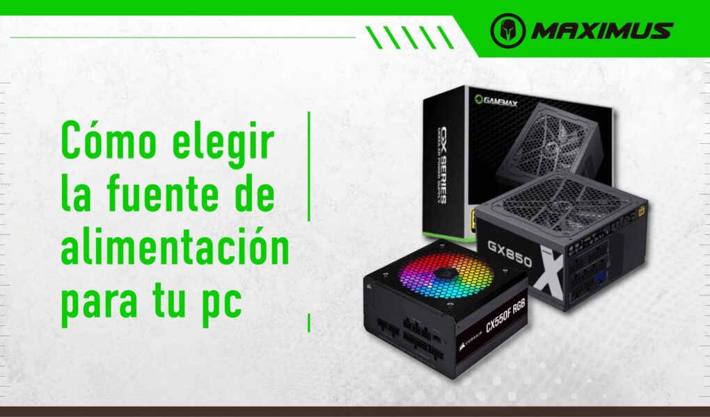 Fuente de alimentación PC gamer