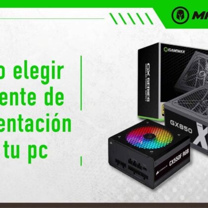 Fuente de alimentación PC gamer