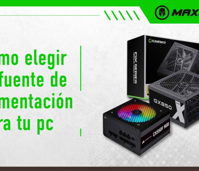 Fuente de alimentación PC gamer
