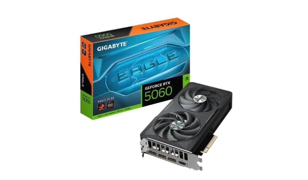 Placa de Video Gigabyte Nvidia Geforce RTX 5060 EAGLE 8GB OC GDDR7