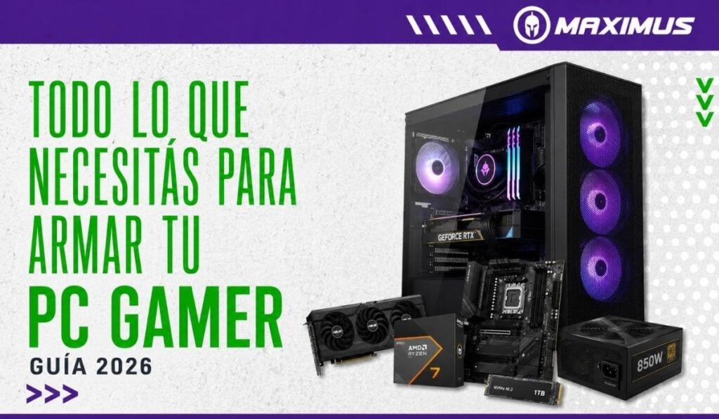 Todo lo que necesitás para armar tu PC Gamer