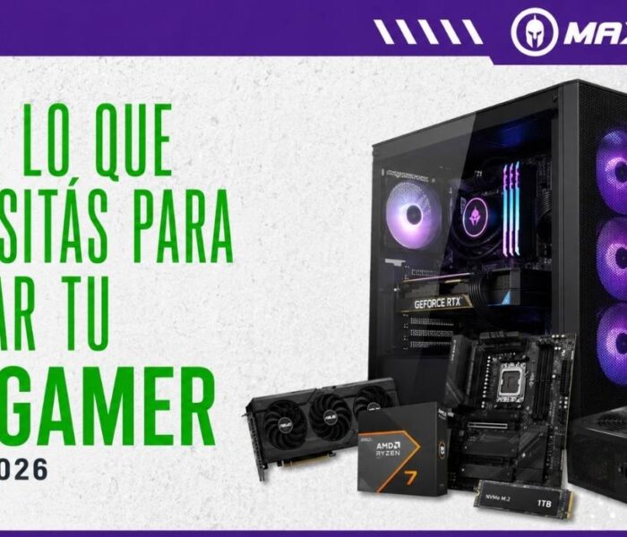 Todo lo que necesitás para armar tu PC Gamer