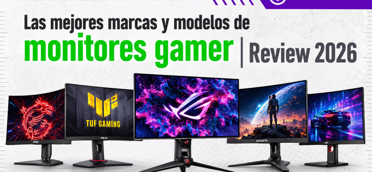 Las mejores marcas y modelos de monitores gamer 2026